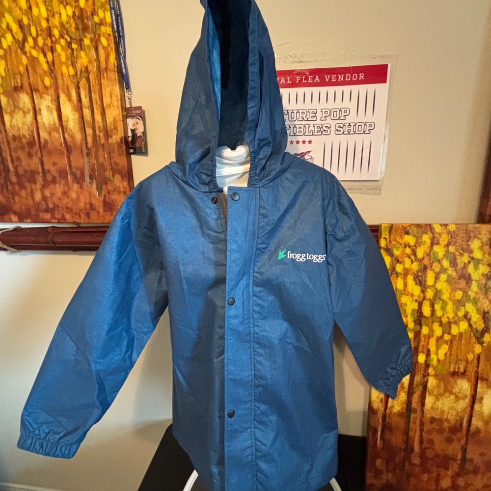Kids Blue Rain Jacket frogg toggs